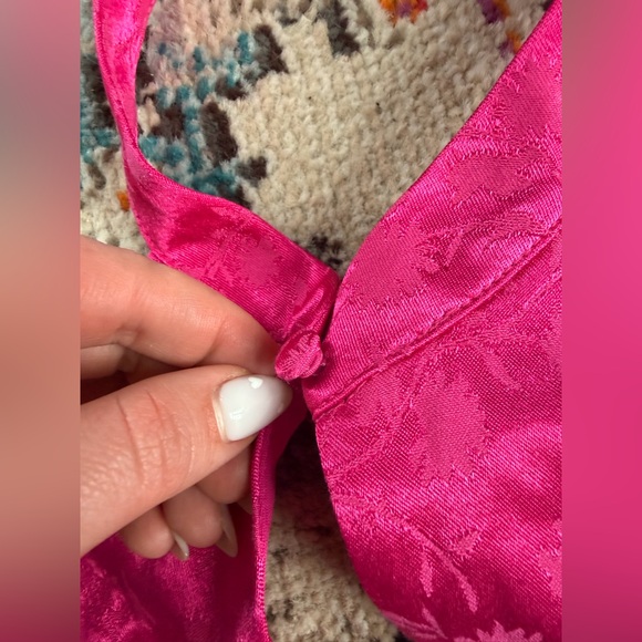 Zara Womens Jacquard Halter Cropped Top Size XS - Picture 2 of 4